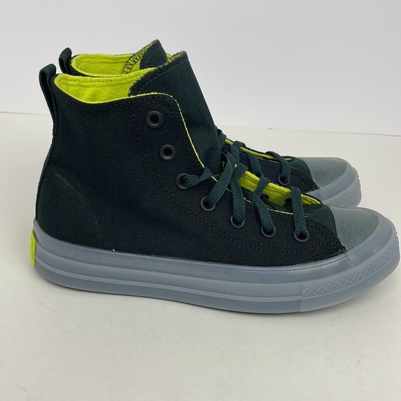 New Unisex Chuck Taylor AllStar Converse Black Converse High Tops Size 8W/6M - Picture 3 of 12